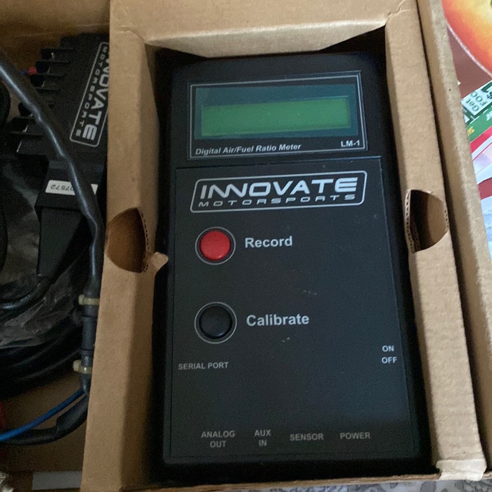 Digital Air/Fuel Ratio Meter with all wires and CD Instructions included